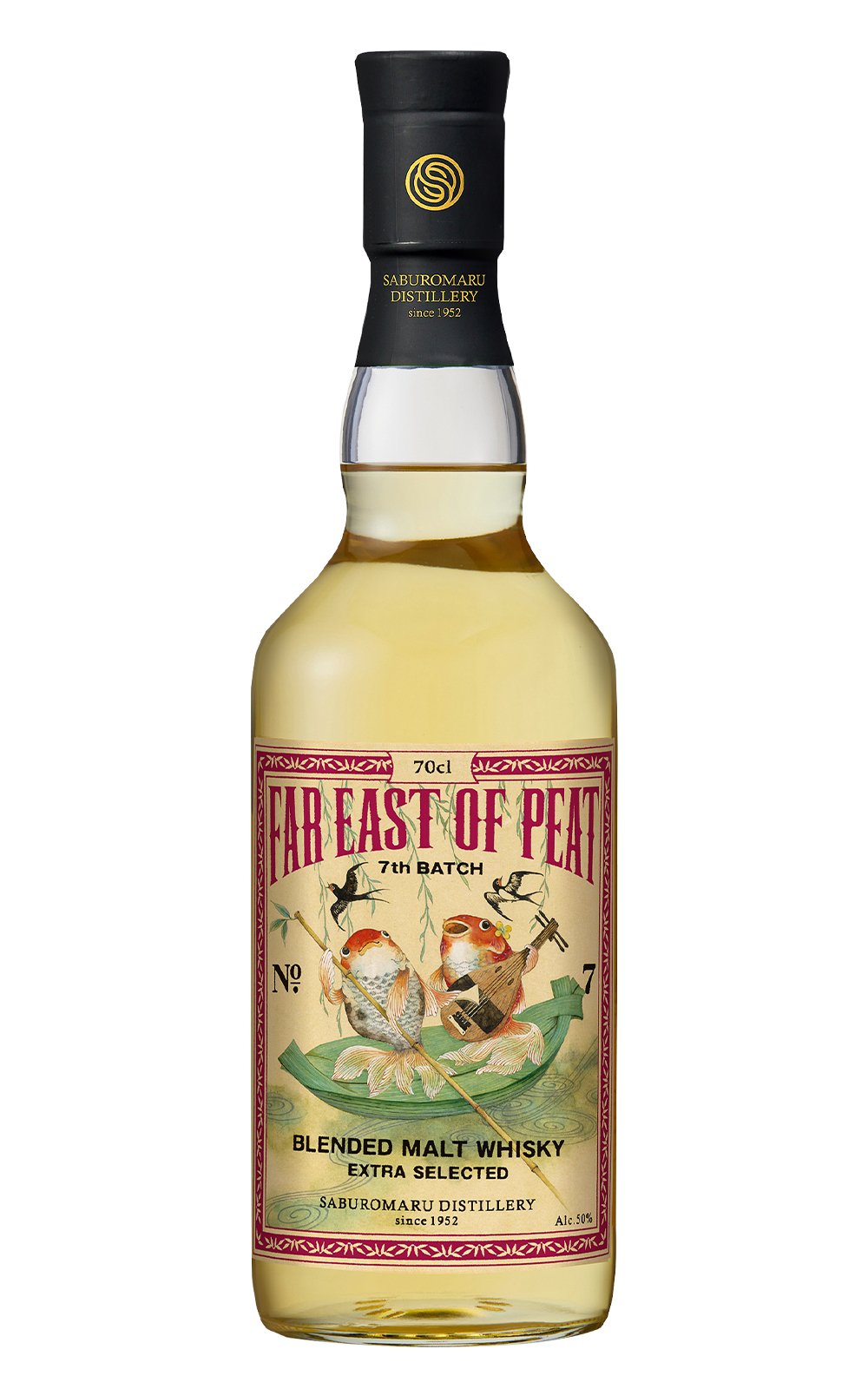 Saburomaru Distillery Far Easrt of Peat Batch 7 Blended Malt Whisky Extra Selected 三郎丸蒸餾廠 東方泥煤第7版 調和麥芽威士忌