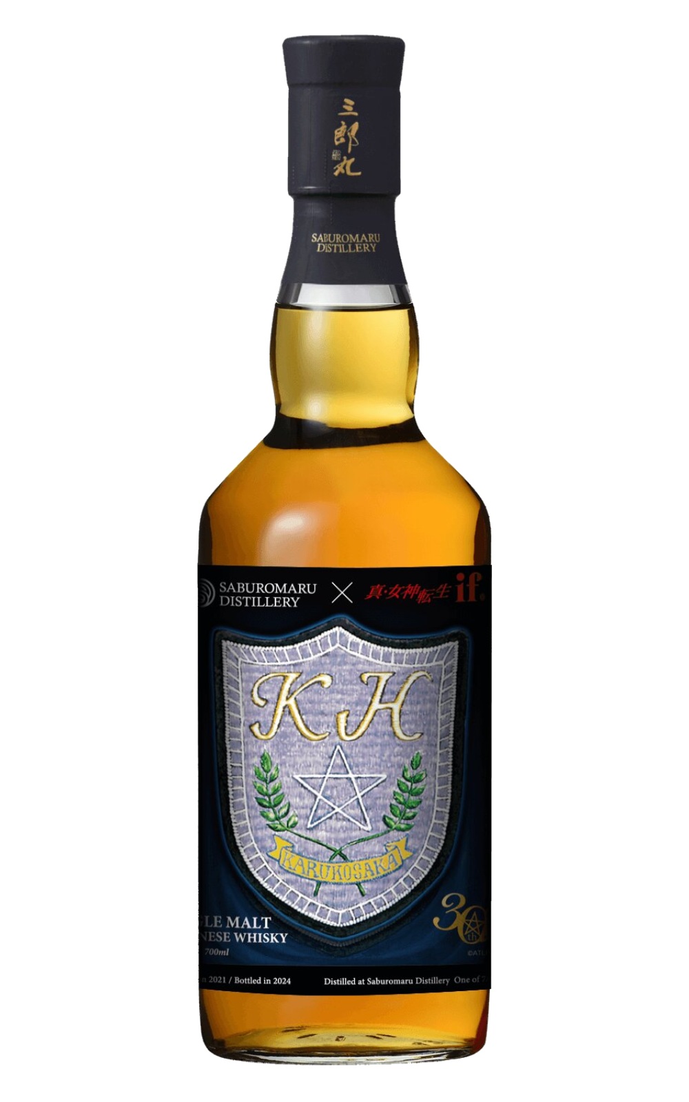 Saburomaru Distillery 真・女神転生 if Single Malt Japanese Whisky 30th Anniversary 三郎丸蒸餾廠 真・女神轉生 if 單一麥芽日本威士忌 30周年紀念版