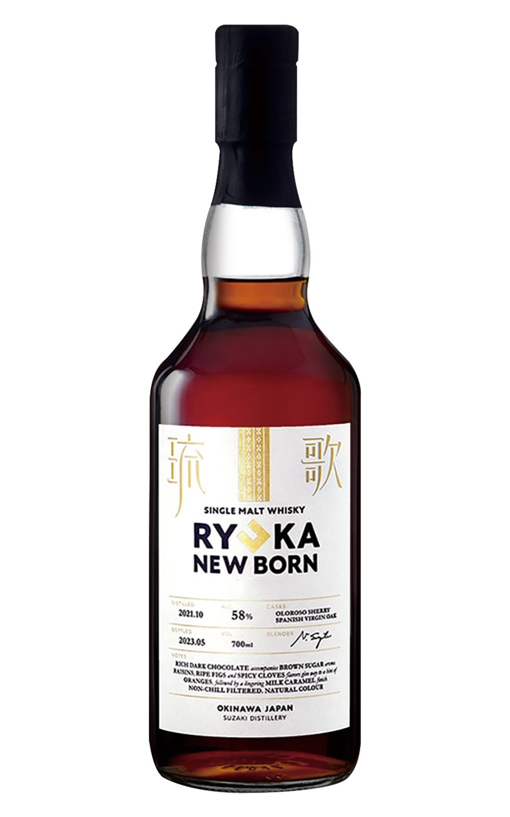 Suzaki Distillery Ryuka New Born 2024 Single Malt Whisky 新里酒造