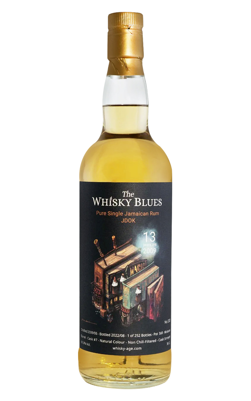 The Whisky Blues No 033 JDOK 2009 13 Years Old Jamaican Rum 威士忌藍調 No 033 JDOK 2009 13年牙買加蘭姆酒