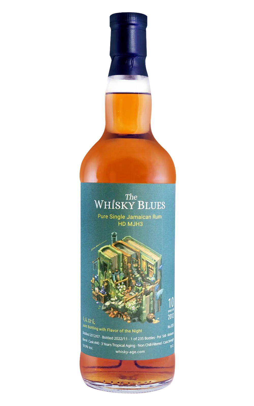 The Whisky Blues No 035 HD MJH3 2012 10 Years Old Jamaican Rum 威士忌藍調 No 035 HD MJH3 2012 10年牙買加蘭姆酒