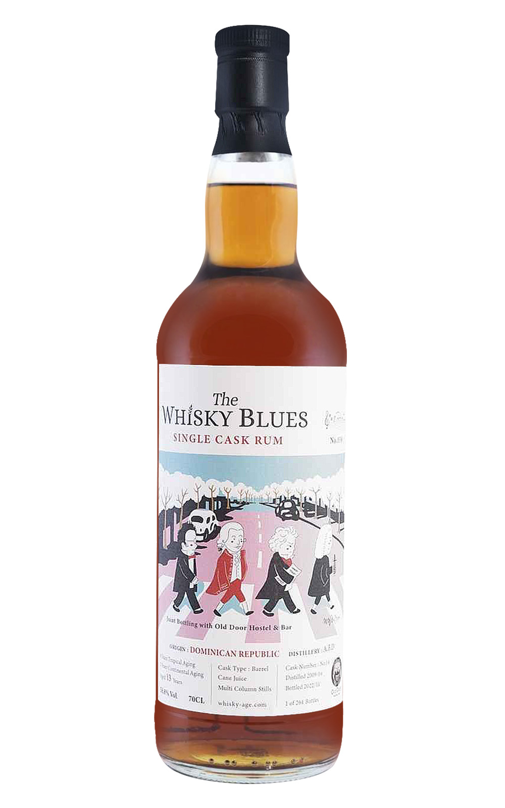 The Whisky Blues No 038 A F D 2009 Aged 13 Years Dominican Rum 威士忌藍調 No 038 A F D 2009 13年多明尼加蘭姆酒