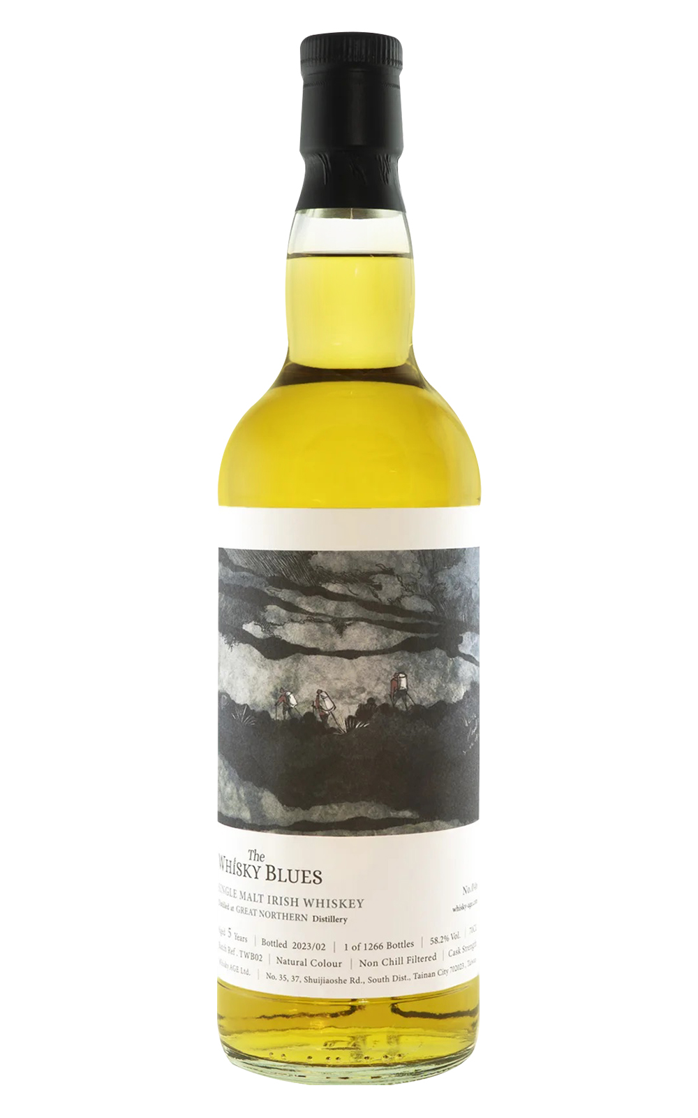 The Whisky Blues No 046 Great Northern Aged 5 Years Single Malt Irish Whiskey 威士忌藍調 No 046 北方 5年單一麥芽愛爾蘭威士忌