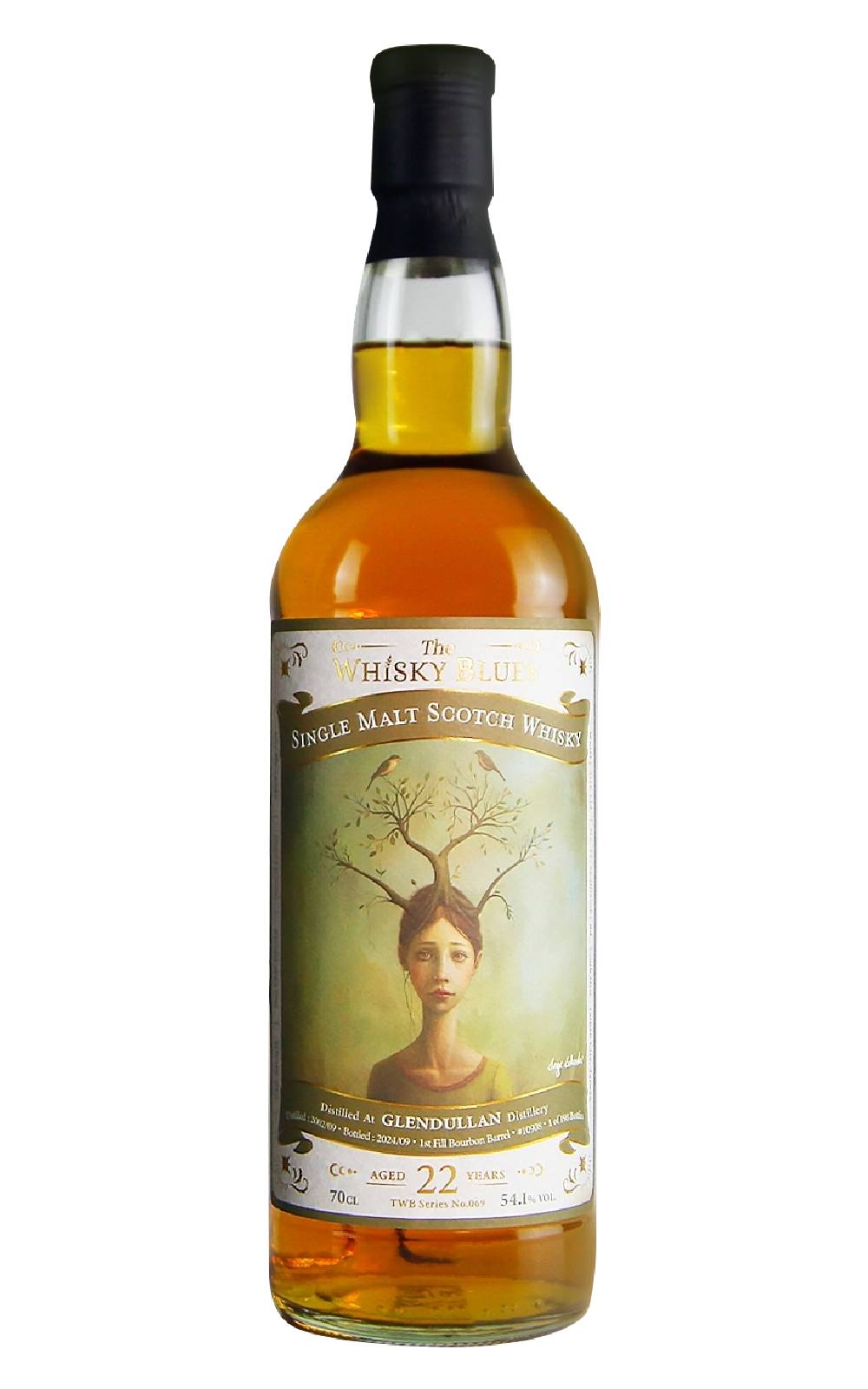 The Whisky Blues No 069 Glendullan 2002 Aged 22 Years Single Malt Scotch Whisky 威士忌藍調 No 069 格蘭杜蘭 2002 22年單一麥芽蘇格蘭威士忌