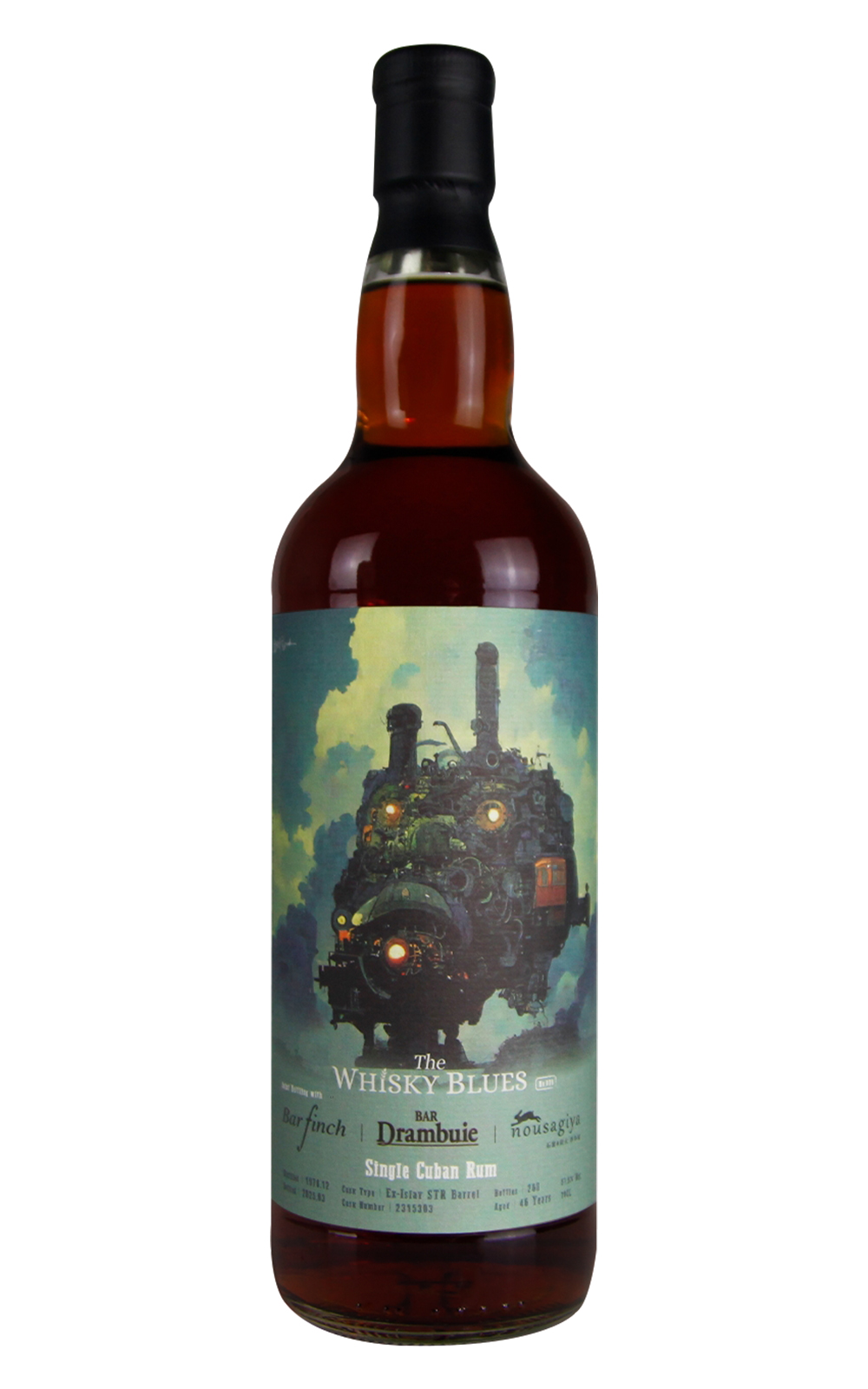 The Whisky Blues No 079 Secret Cuba 1978 46 Years Single Cuban Rum Bar finch X Bar Drambrie X nousagiya 威士忌藍調 No 079 秘密古巴 1978 46年古巴蘭姆酒 酒吧聯名款