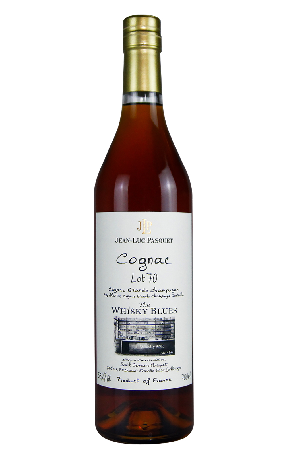 The Whisky Blues No 082 Domaine Pasquet Lot 70 Grande Champagne Cognac 威士忌藍調 No 082 帕斯奎 Lot 70 大香檳區 干邑白蘭地