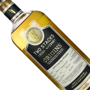Two Stacks Irish Whiskey-Origin "Boann 2022 #TS0026" Wild Turkey American Rye Cask Finish Irish Rye 