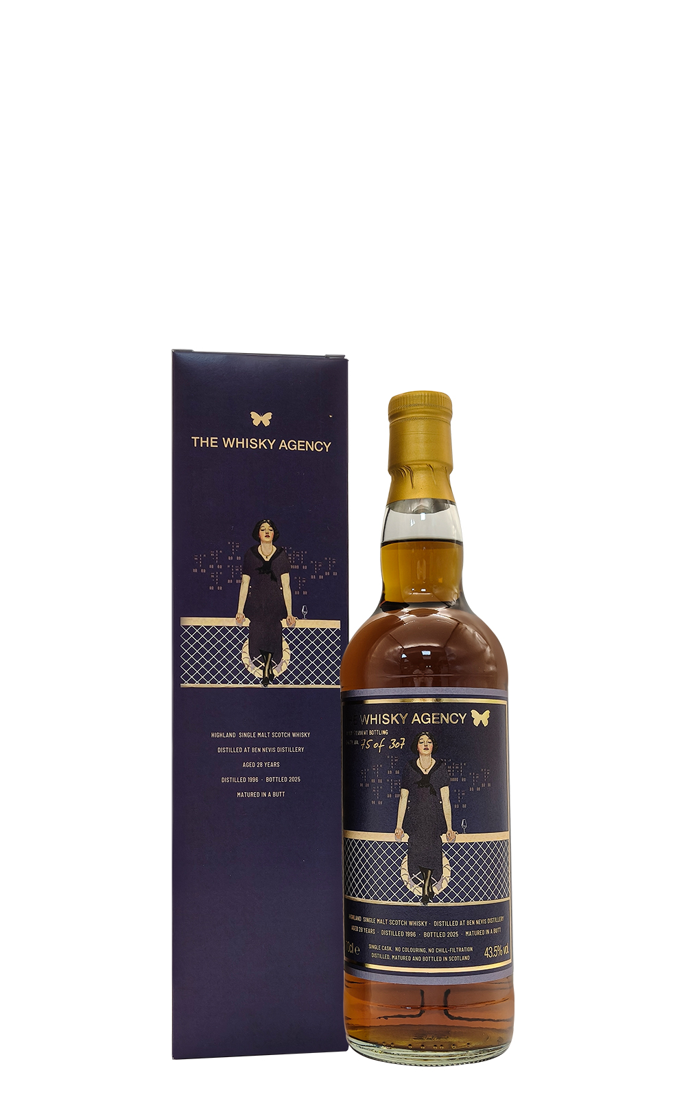 The Whisky Agency Ben Nevis 1996 Aged 28 Years Single Malt Scotch Whisky 威士忌機構 班尼富 1996 28年單一麥芽蘇格蘭威士忌