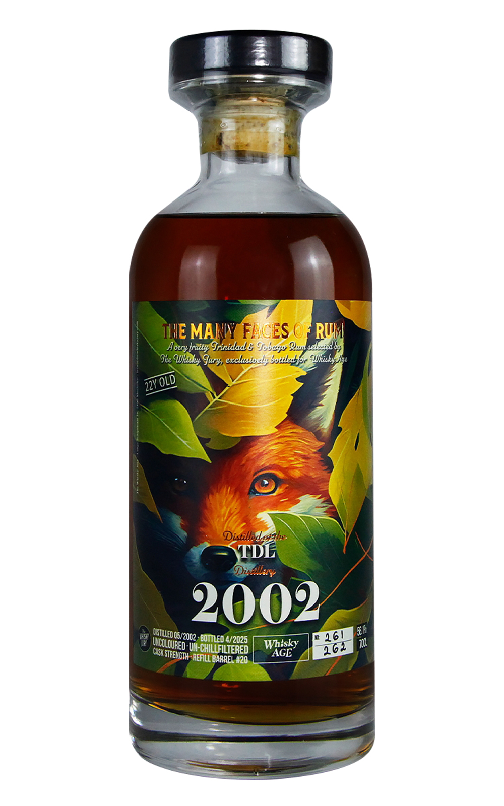 The Whisky Jury The Many Faces of Rum TDL 2002 22Y Old Trinidad Tobago Rum Exclusively Bottled for Whisky Age 威士忌陪審團 多面蘭姆酒系列 TDL 2002 22年 千里達 托巴哥蘭姆酒