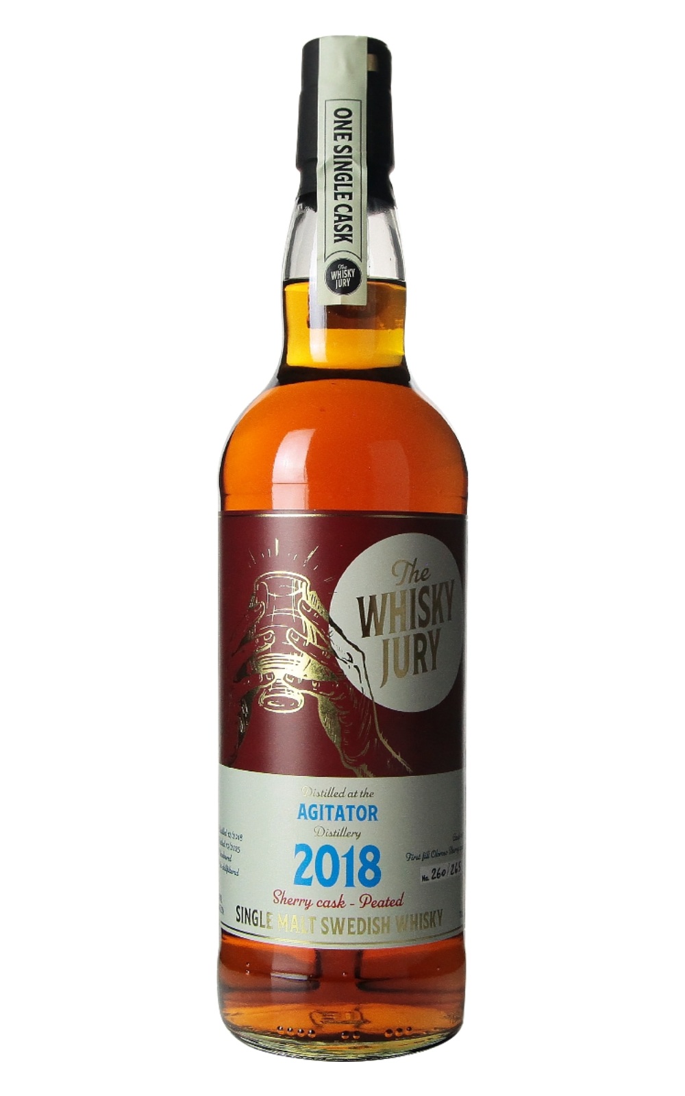 The Whisky Jury Agitator 2018 Peated Sherry Cask Single Malt Swedish Whisky 威士忌陪審團 Agitator 2018 泥煤雪莉桶 單一麥芽瑞典威士忌