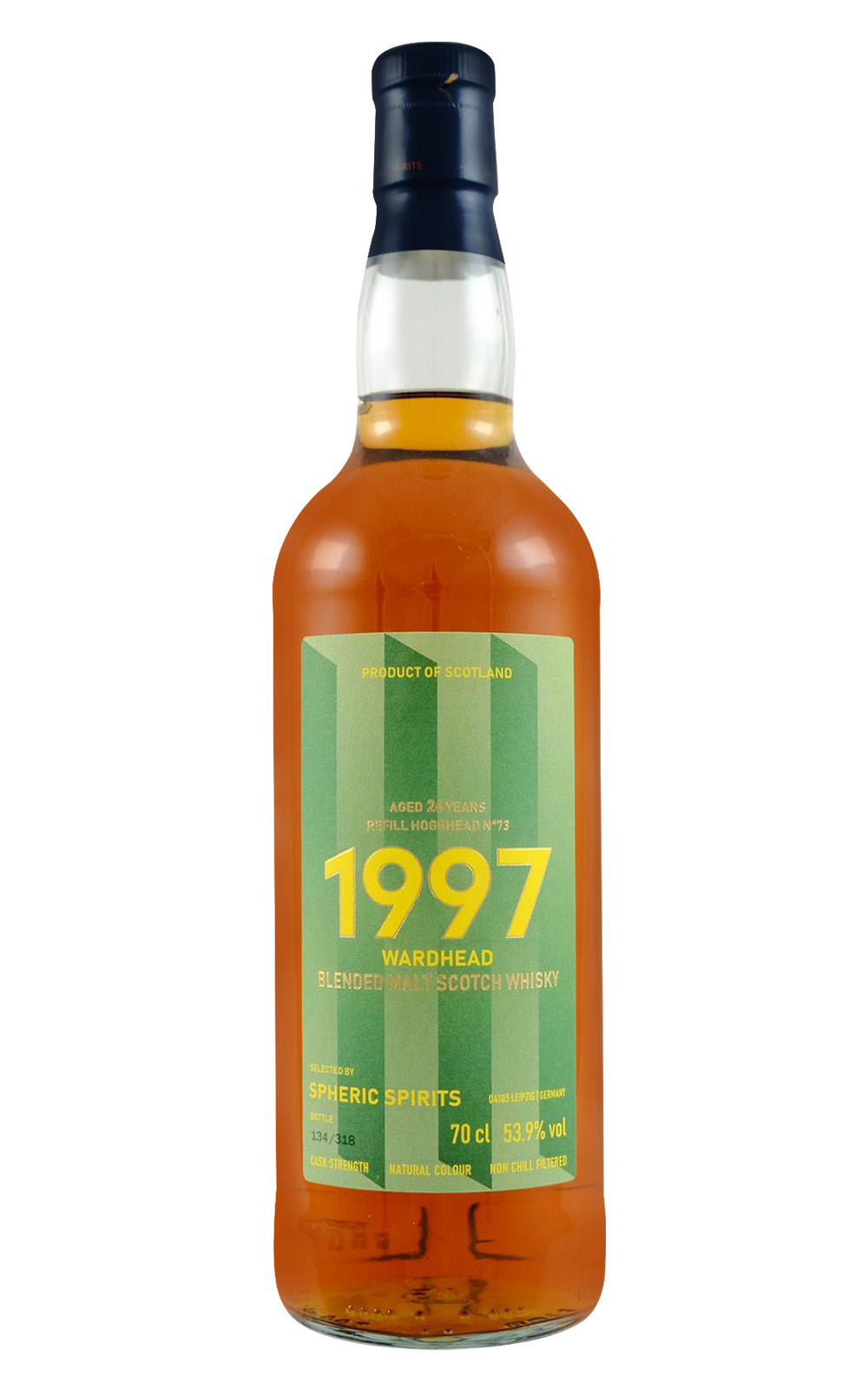 Spheric Spirits Wardhead 1997 Aged 26 Years Blended Malt Scotch Whisky Cask Strength 斯菲立克烈酒 沃得黑德 1997 26年調和麥芽蘇格蘭威士忌原酒