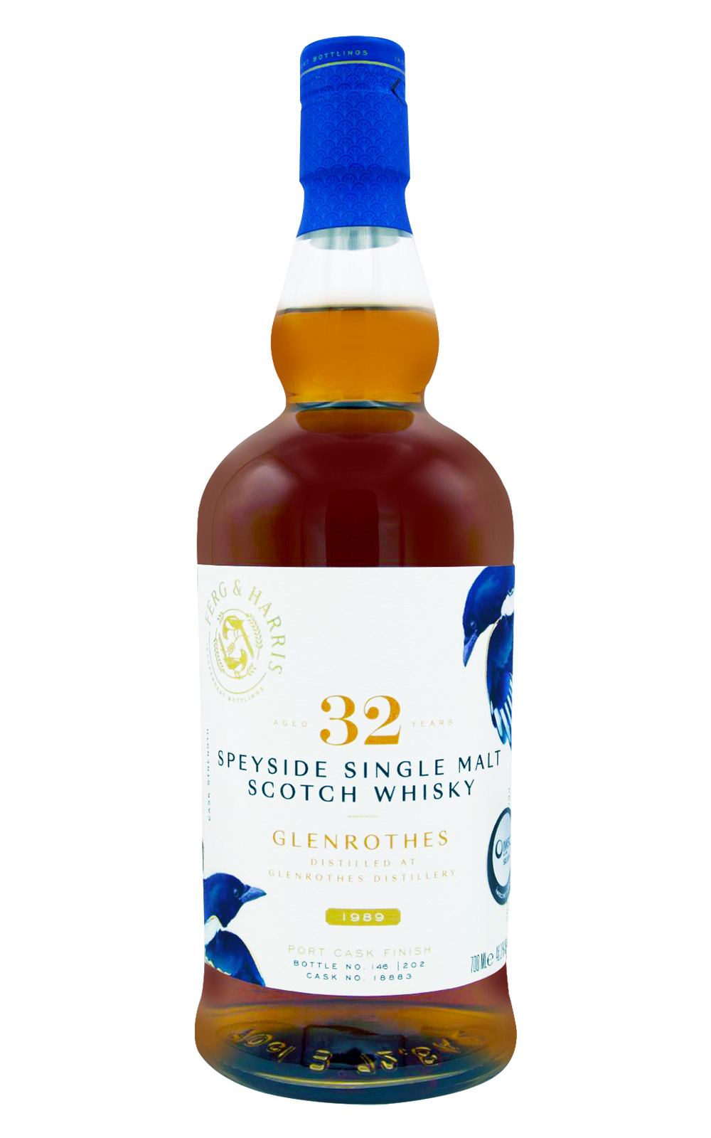 Ferg Harris Glenrothes 1989 Port Cask Finish Aged 32 Years Speyside Single Malt Scotch Whisky 弗格與哈利斯 格蘭路思 1989 波特桶32年 斯佩賽 單一麥芽蘇格蘭威士忌