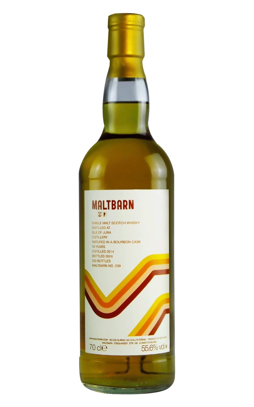 Maltbarn No 239 Isle of Jura 2014 10 Years Single Malt Scotch Whisky 麥芽穀倉 No 239 吉拉島 2014 10年單一麥芽蘇格蘭威士忌