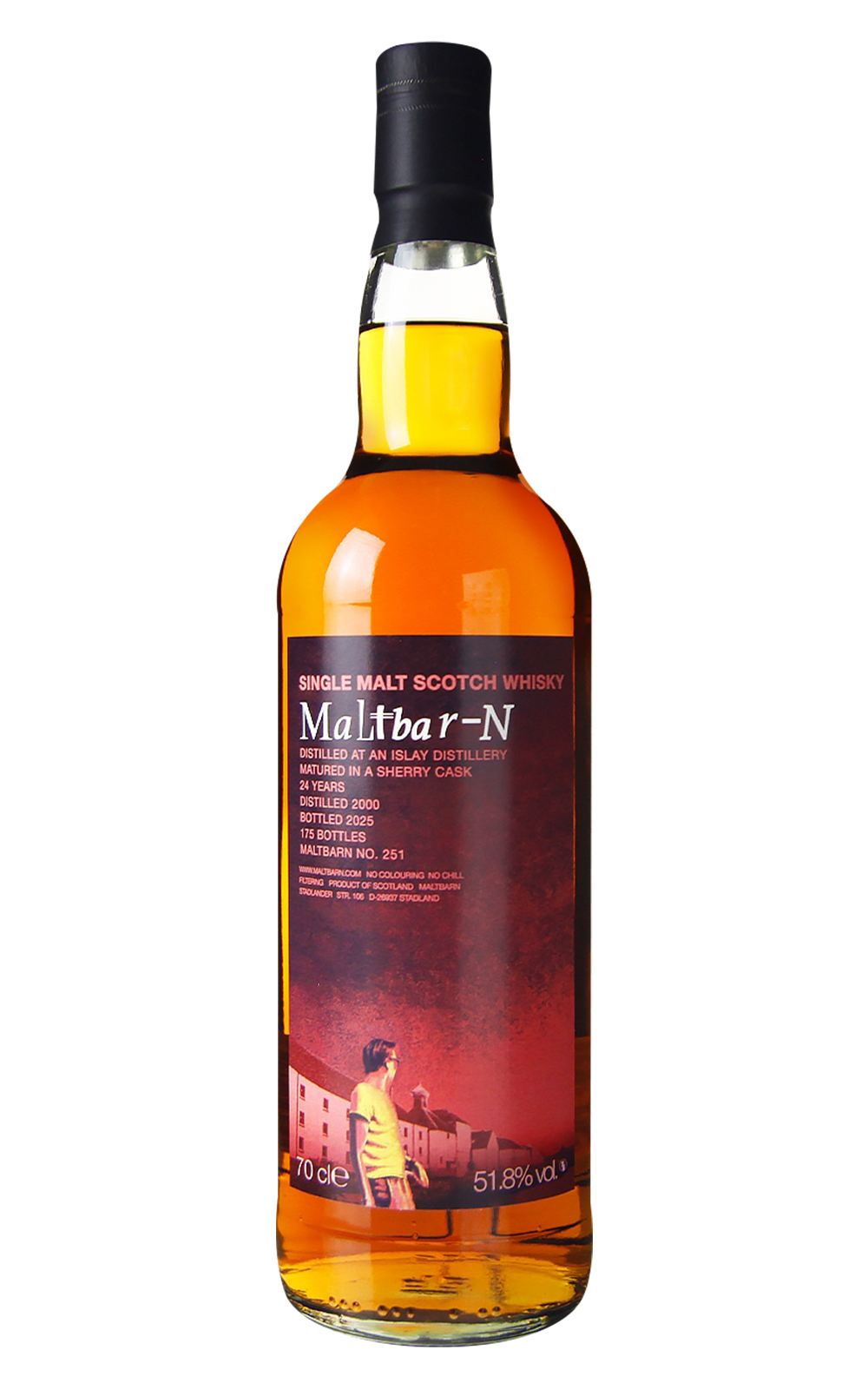 Maltbarn No 251 Islay 2000 24 Years Single Malt Scotch Whisky 麥芽穀倉 No 251 秘密艾雷 2000 24年單一麥芽蘇格蘭威士忌