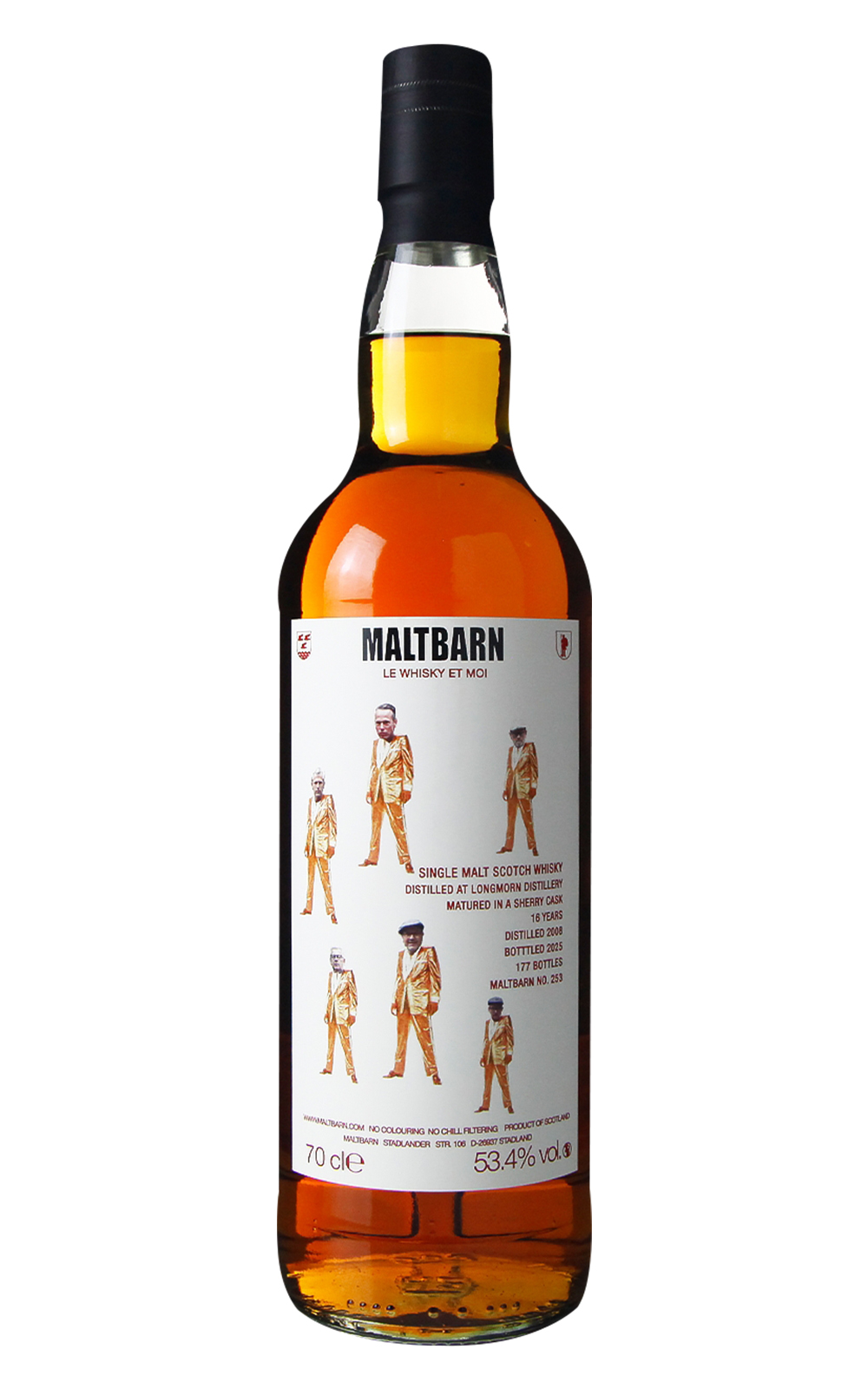 Maltbarn No 253 Longmorn 2008 16 Years Single Malt Scotch Whisky 麥芽穀倉 No 253 朗摩 2008 16年單一麥芽蘇格蘭威士忌