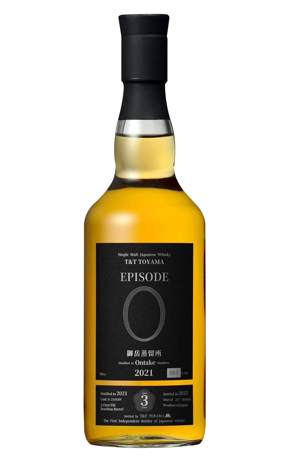 T T Toyama Episode 0 Ontake Distillery 210189 Aged 3 Years Single