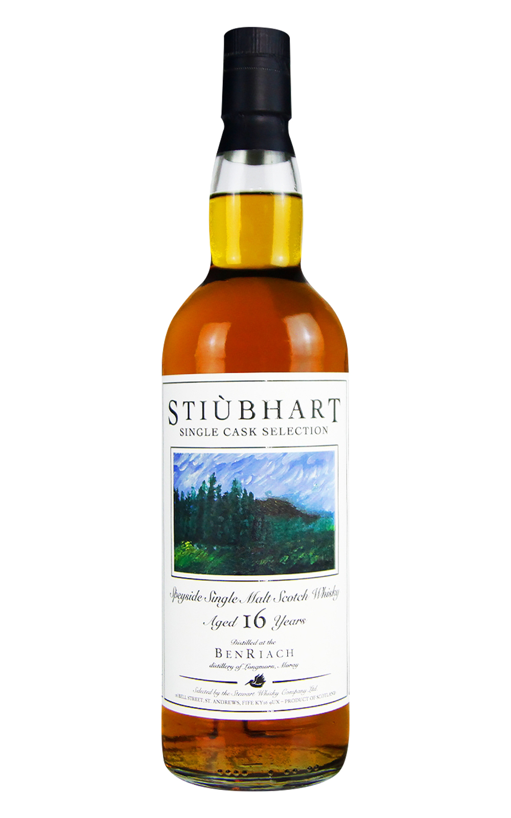 Stewart Whisky Company Stiubhart Benriach 2008 Aged 16 Years Speyside Single Malt Scotch Whisky 史都華威士忌 班瑞克 2008 16年單一麥芽蘇格蘭威士忌