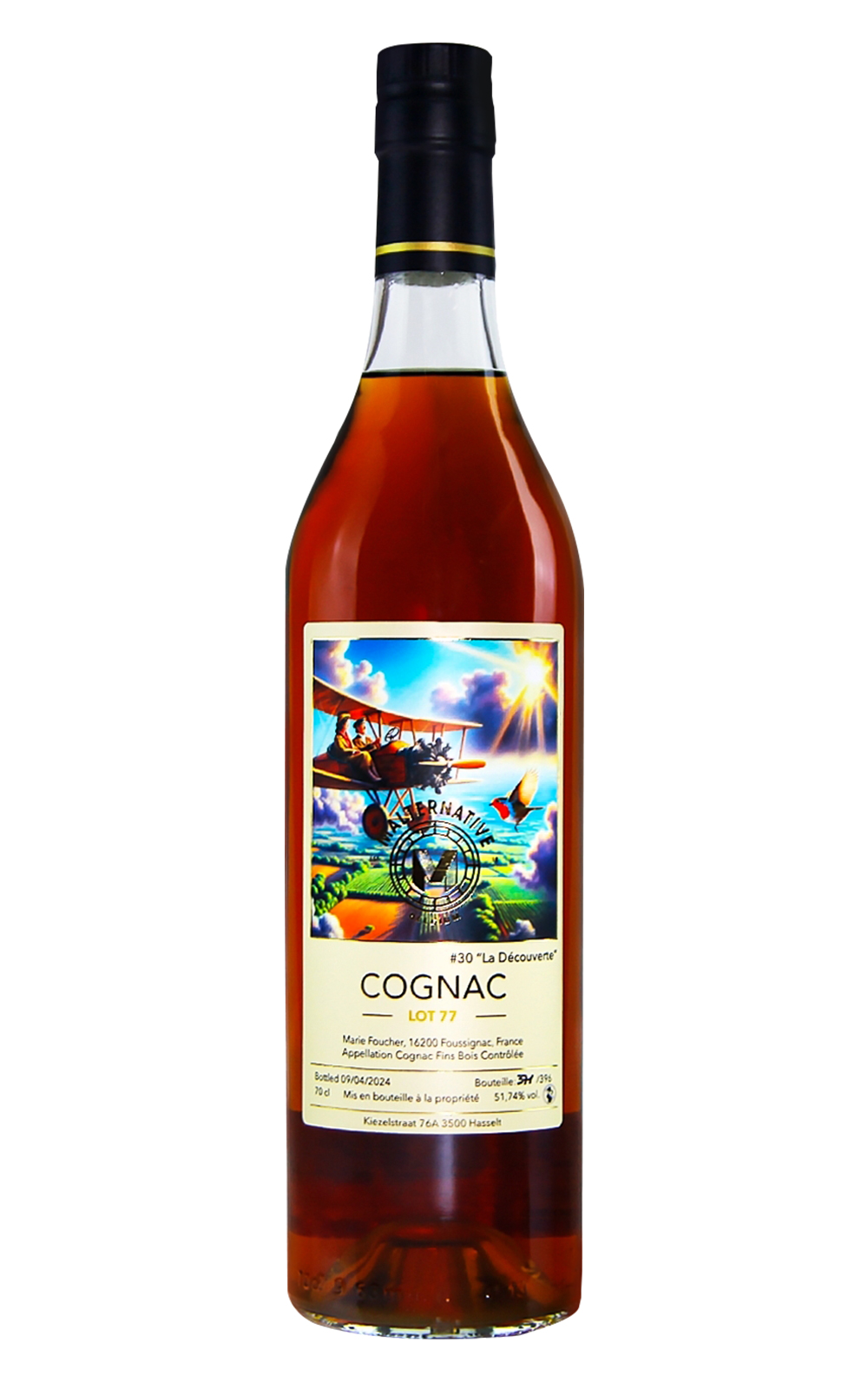 Malternative Belgium 30 La Decouverte Lot 77 Fins Bois Cognac 麥芽B計劃 30 發現 Lot 77 優質林區干邑白蘭地