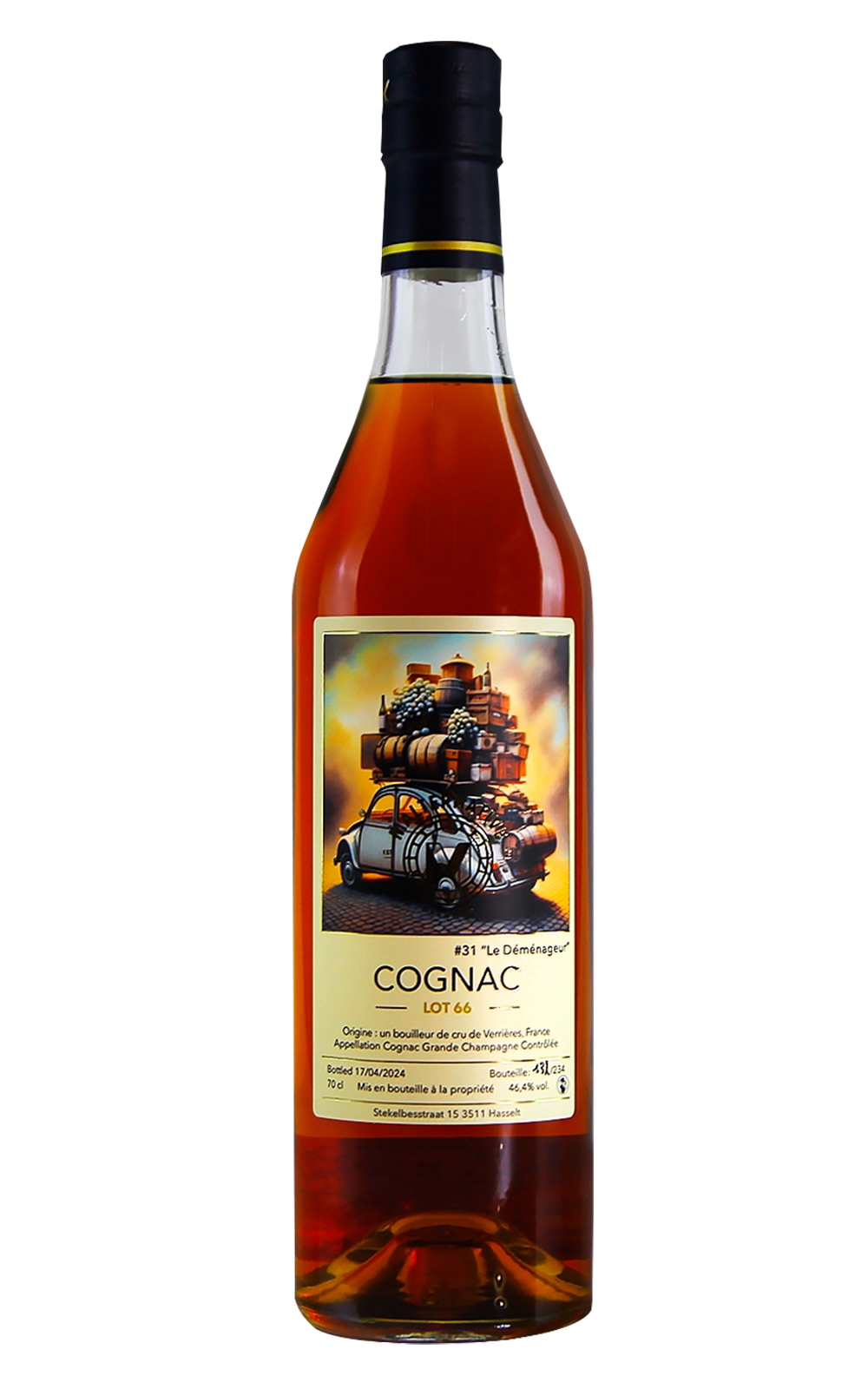 Malternative Belgium 31 Le Demenageur Lot 66 Grande Champagne Cognac 麥芽B計劃 31 移動者 Lot 66 大香檳區干邑白蘭地