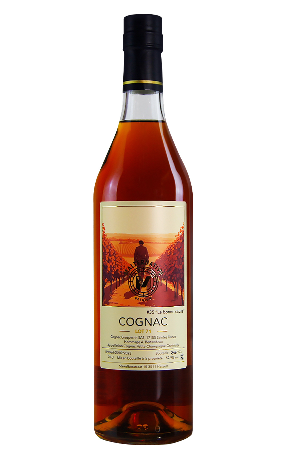 Malternative Belgium 35 La bonne cause Lot 71 Petite Champagne Cognac 麥芽B計劃 35 為了良善 Lot 71 小香檳區干邑白蘭地