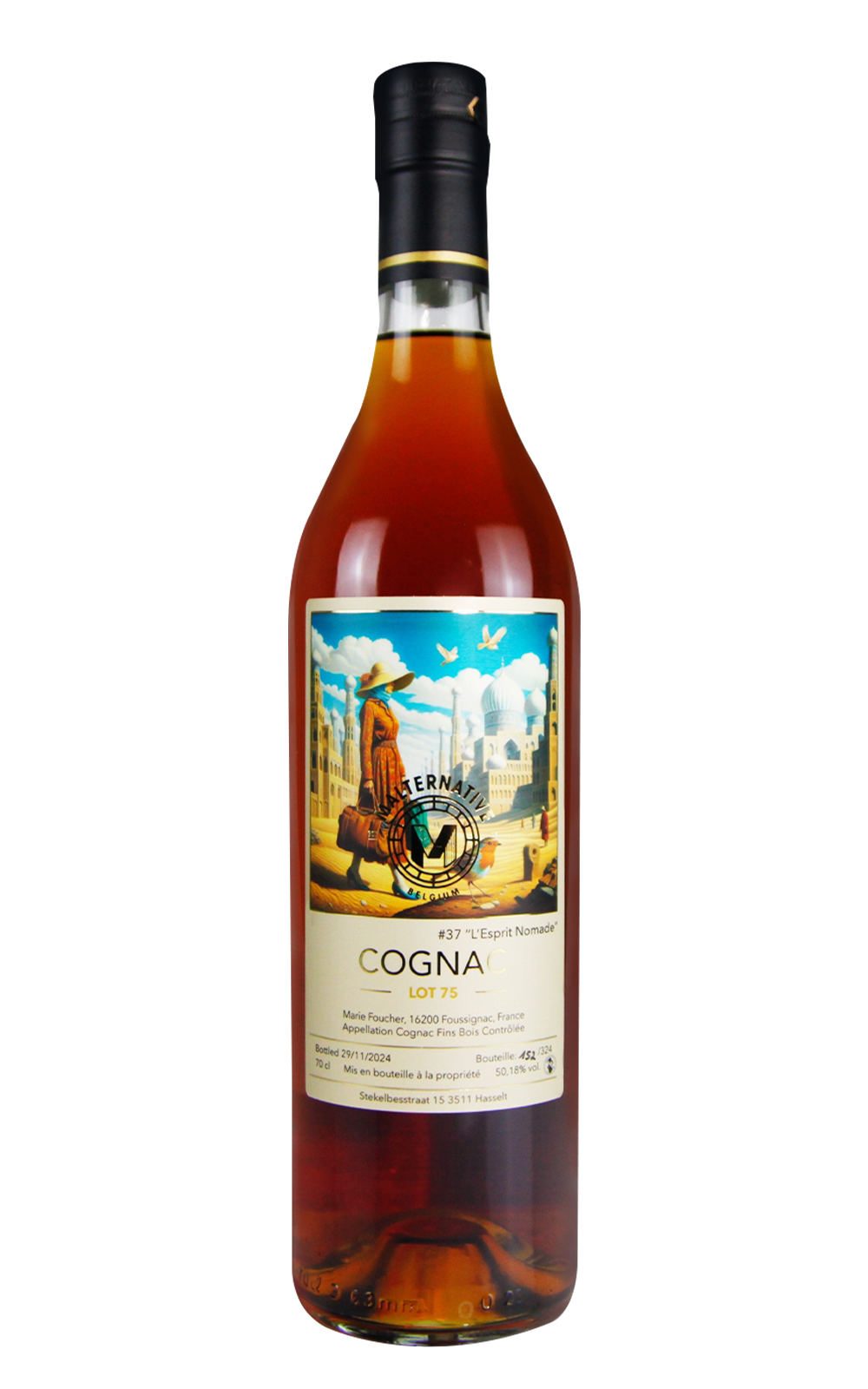 Malternative Belgium 37 L Esprit Nomade Lot 75 Fins Bois Cognac 麥芽B計劃 37 宛如舞者 Lot 75 優質林區干邑白蘭地