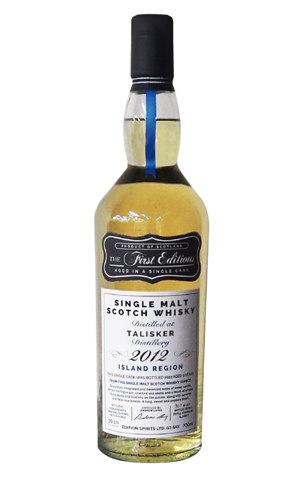 The First Editions Talisker 2012 Aged 9 Years Single Malt Scotch Whisky 首席獨立裝瓶廠 泰斯卡 2012 9年單一麥芽蘇格蘭威士忌