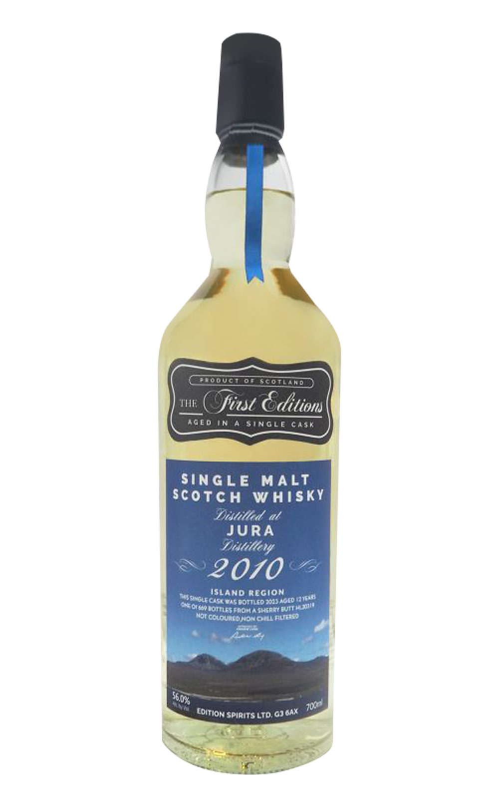 The First Editions Jura 2010 Aged 12 Years Single Malt Scotch Whisky 首席獨立裝瓶廠 吉拉 2010 12年單一麥芽蘇格蘭威士忌