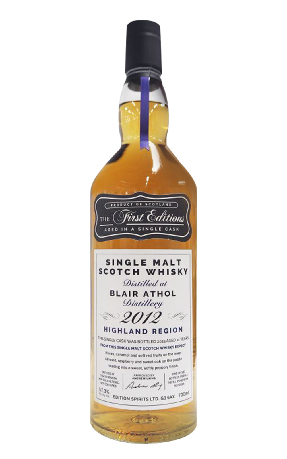 The First Editions Blair Athol 2012 Aged 11 Years Single Malt Scotch Whisky 首席獨立裝瓶廠 布萊爾阿蘇 2012 11年單一麥芽蘇格蘭威士忌