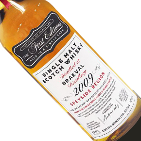 The First Editions-"Braeval 2009" Aged 14 Years Single Malt Scotch Whisky