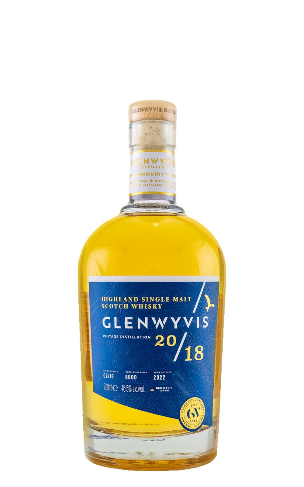 GlenWyvis Distillery Batch 02 18 Highland Single Malt Scotch Whisky 格蘭威維斯蒸餾廠 批次 02 18 高地單一麥芽蘇格蘭威士忌
