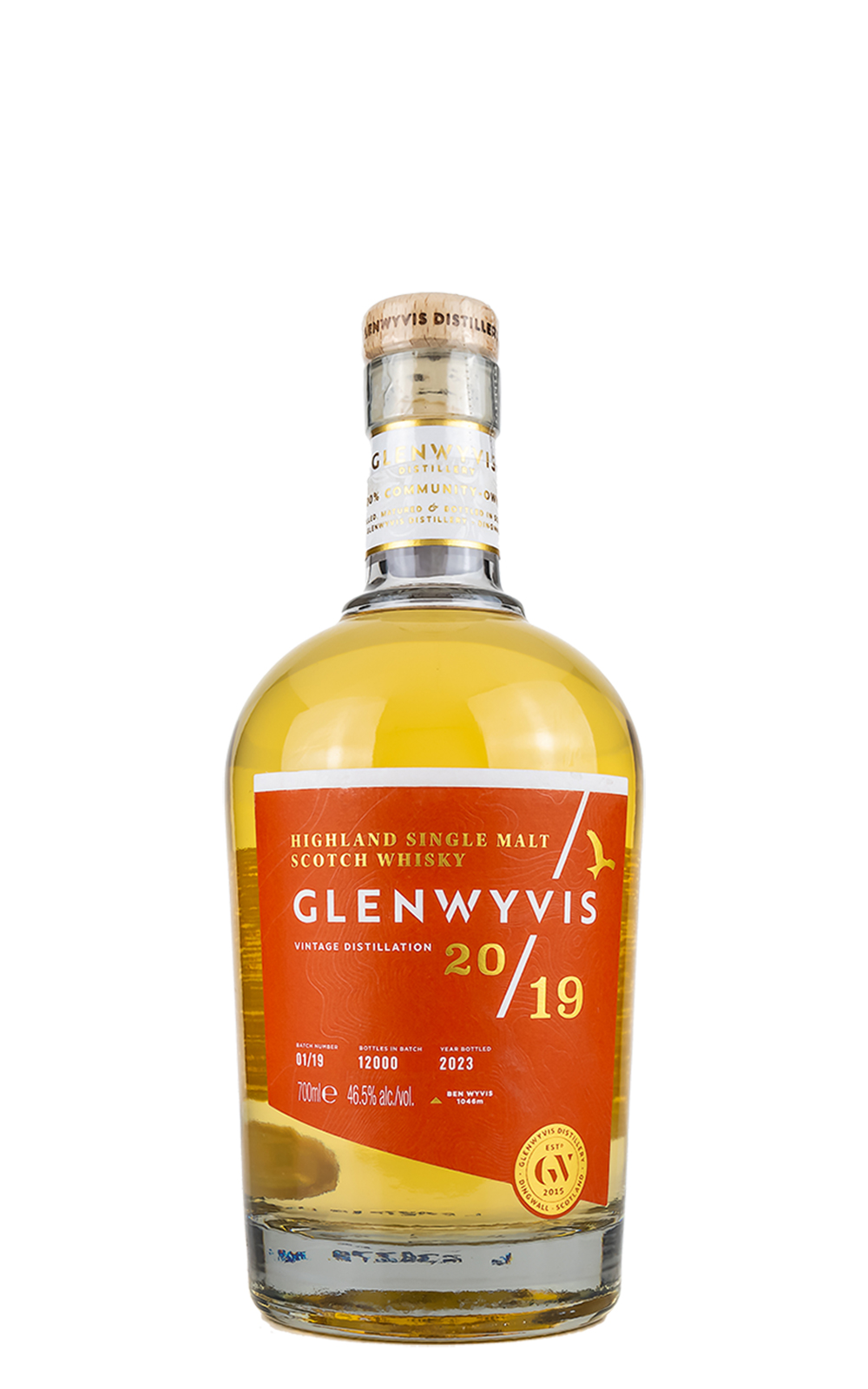GlenWyvis Distillery Batch 01 19 Highland Single Malt Scotch Whisky 格蘭威維斯蒸餾廠 批次 01 19 高地單一麥芽蘇格蘭威士忌