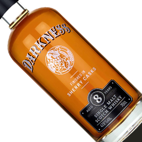 Darkness Whisky-Aged 8 Years Finished in Sherry Casks Single Malt Scotch Whisky