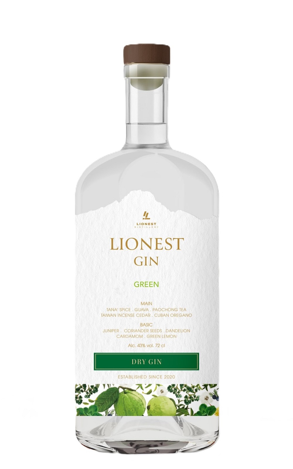 Lionest Distillery Green Dry Gin 獅誠酒業 綠 琴酒