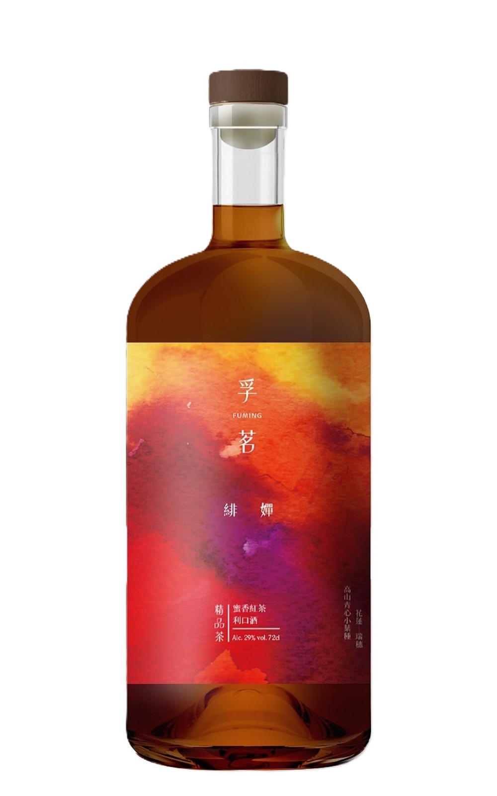Lionest Distillery Fuming Red Cicada Tea Liqueur 獅誠酒業 孚茗系列 緋嬋 蜜香紅茶利口酒