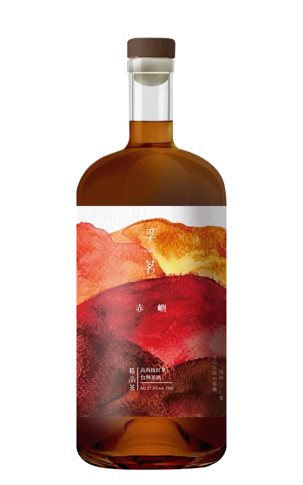 Lionest Distillery Fuming Red Island High Altitude Black Tea Liqueur 獅誠酒業 孚茗系列 赤嶼 高海拔紅茶 台灣茶酒