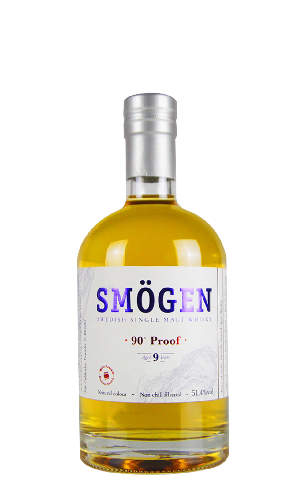 Smogen Distillery 90° Proof Aged 9 Years Bourbon Barrel Single Malt Swedish Whisky 司慕根蒸餾廠 90 強度 9年波本桶 單一麥芽瑞典威士忌