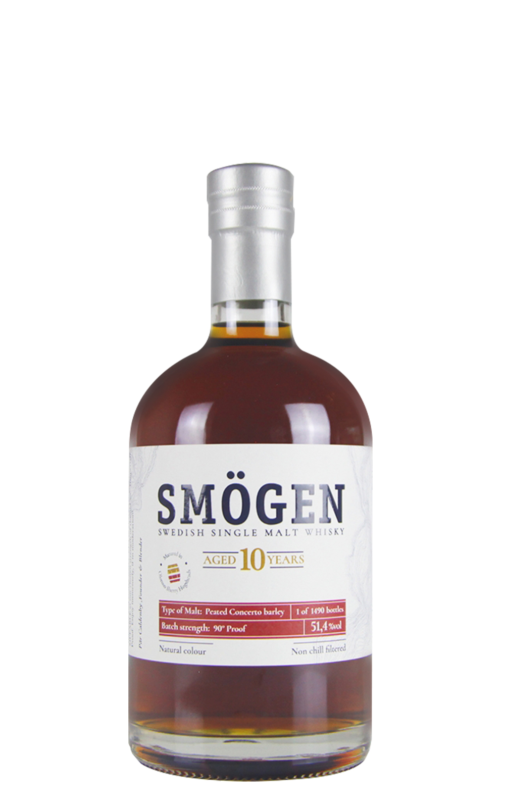 Smogen Distillery Aged 10 Years Oloroso Sherry Hogshead Single Malt Swedish Whisky 司慕根蒸餾廠 10年 Oloroso雪莉豬頭桶 單一麥芽瑞典威士忌