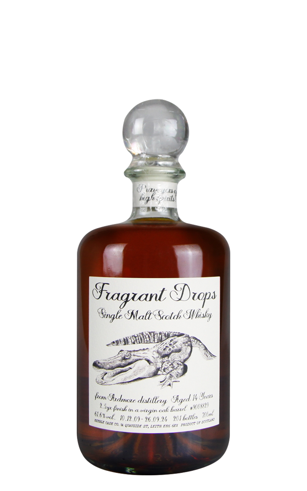 Fragrant Drops Ardmore 2009 Aged 14 Years Single Malt Scotch Whisky 香滴獨立裝瓶廠 奧德摩爾 2009 14年單一麥芽蘇格蘭威士忌