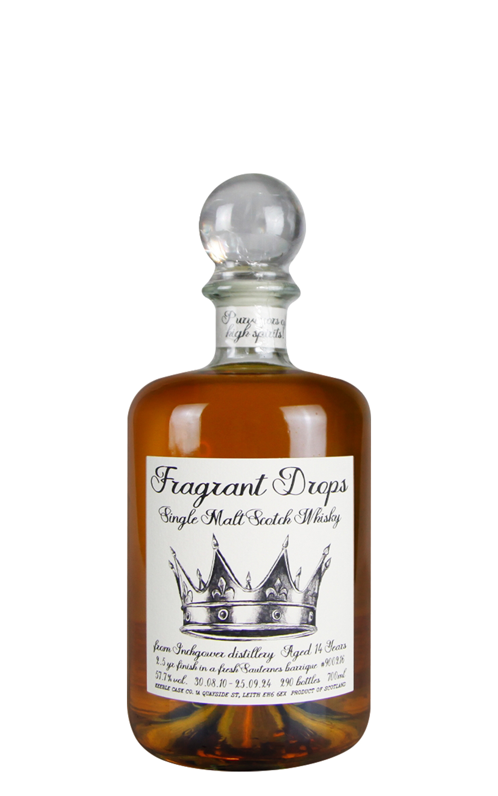 Fragrant Drops Inchgower 2010 Aged 14 Years Single Malt Scotch Whisky 香滴獨立裝瓶廠 英呎高爾 2010 14年單一麥芽蘇格蘭威士忌