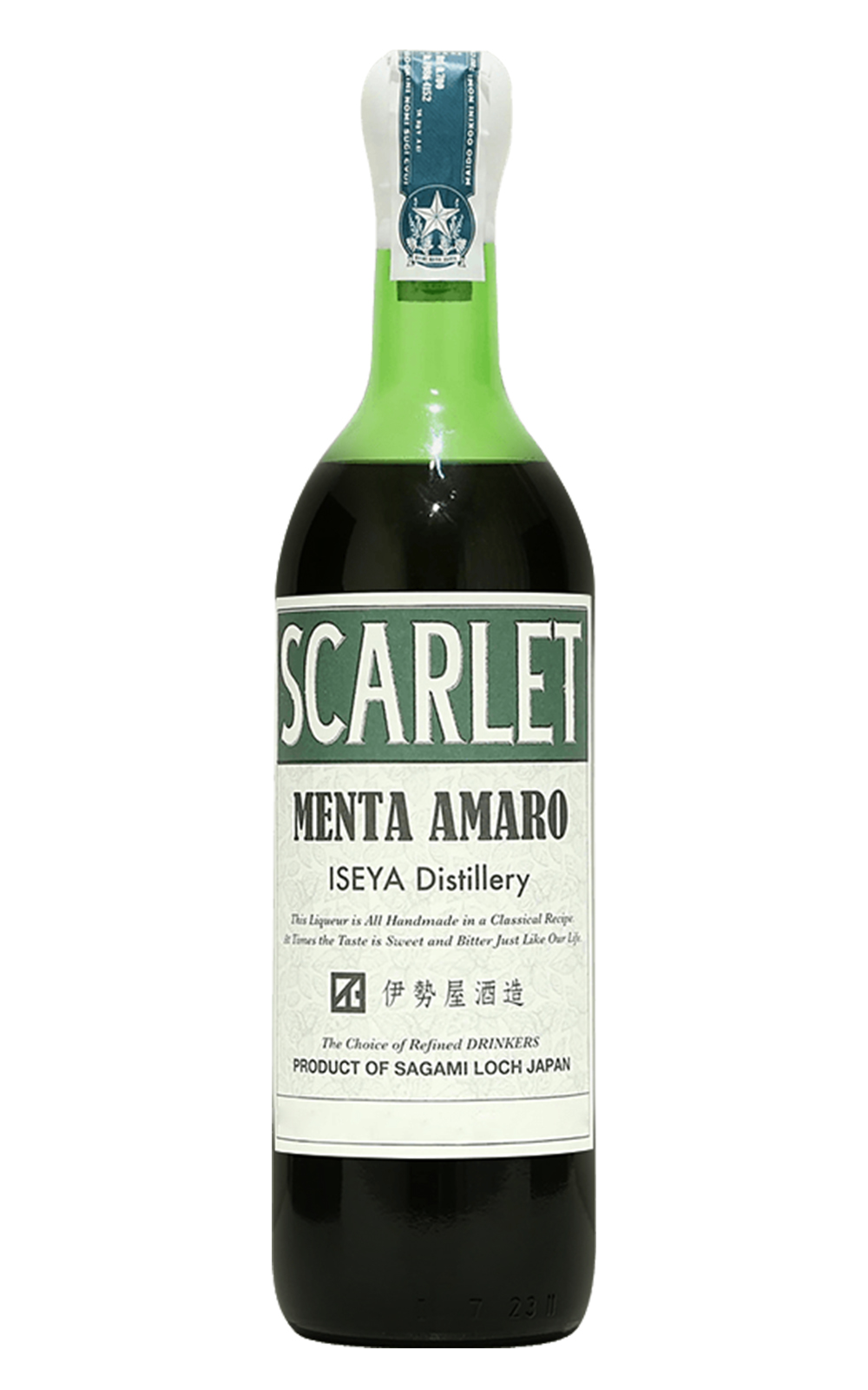 ISEYA Distillery SCARLET Menta Amaro 伊勢屋酒造 緋紅 薄荷 藥草利口酒