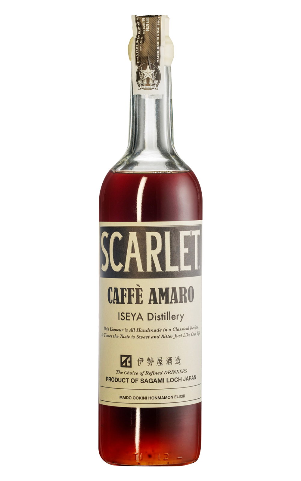ISEYA Distillery SCARLET Caffè Amaro 伊勢屋酒造 緋紅 咖啡 藥草利口酒