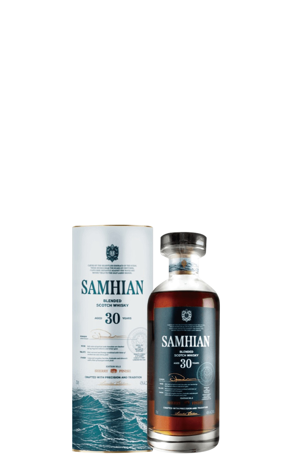 Samhian Aged 30 Years Sherry Finish Blended Scotch Whisky 麥靈堡 30年 雪莉桶調和蘇格蘭威士忌