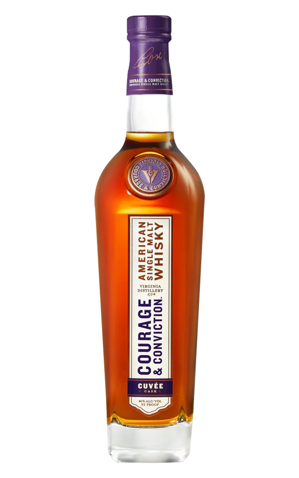 Virginia Distillery Co Courage Conviction Cuvee Cask Single Malt American Whisky 維吉尼亞蒸餾廠 勇毅喬治系列 法國紅酒桶 單一麥芽美國威士忌