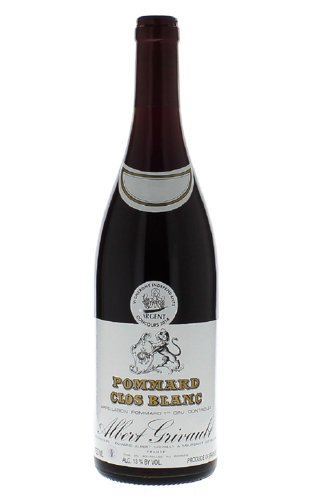 Domaine Albert Grivault Pommard 1er Cru Clos Blanc 2016 艾伯‧格禮弗酒莊 玻瑪 白園 一級園紅酒
