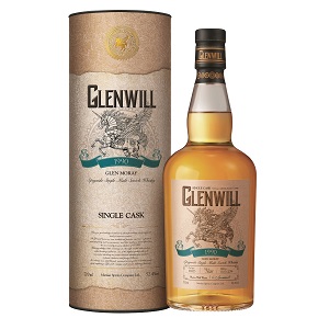 Glenwill-"Glen Moray" 1990 Single Cask Single Malt Scotch Whisky