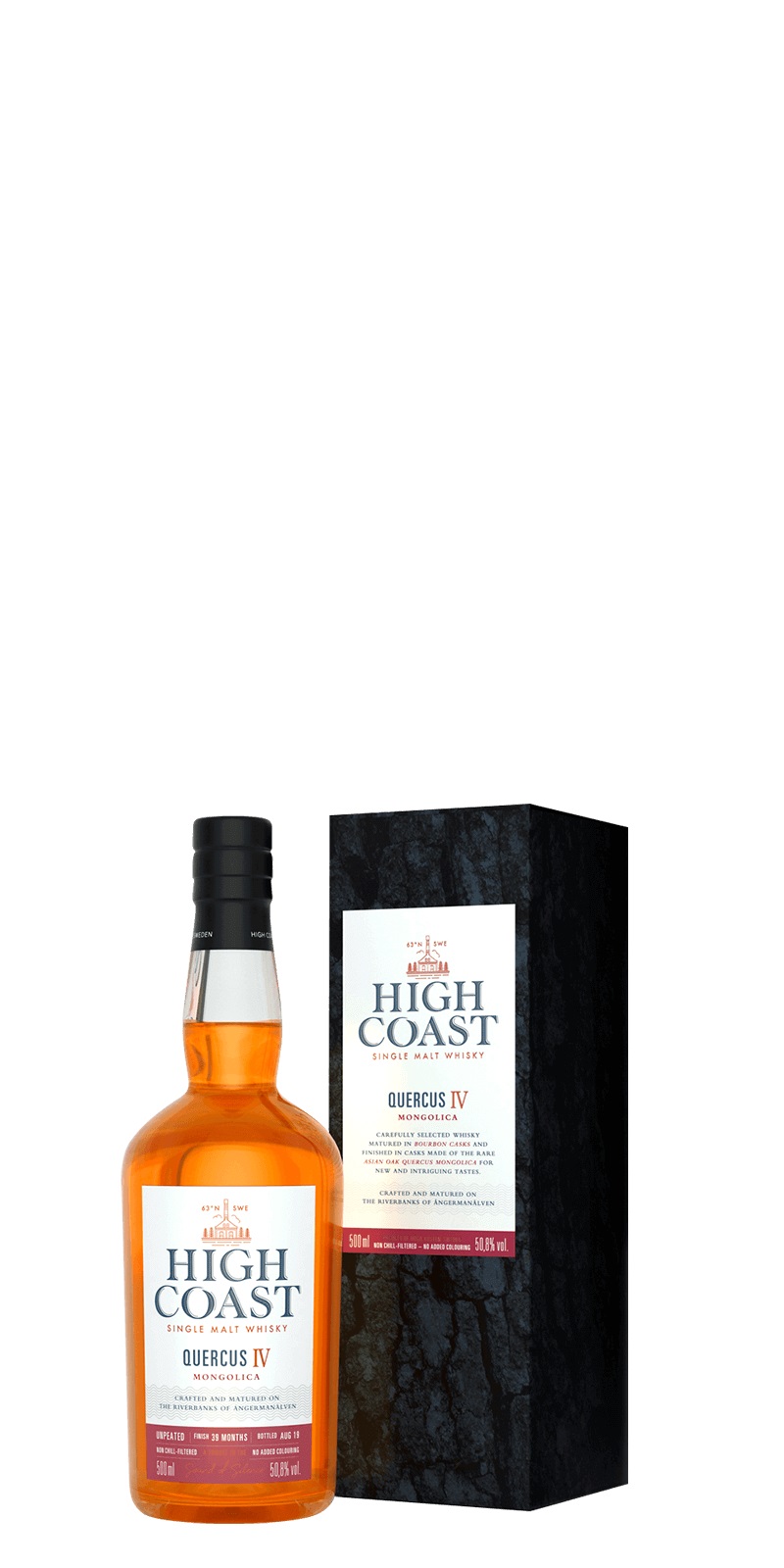 High Coast Distillery Box Quercus IV – Mongolica Single Malt Whisky 瑞典高岸蒸餾廠 映橡系列 蒙古櫟橡木桶 單一麥芽威士忌