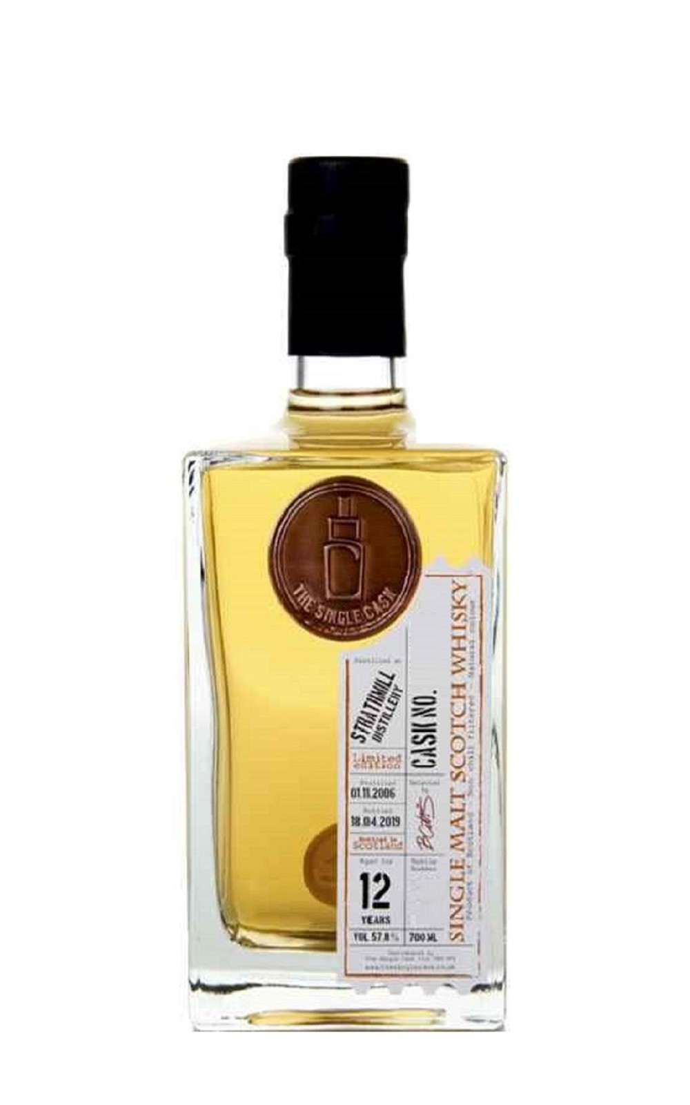The Single Cask 2006 Strathmill Aged 12 Years Single Malt Scotch Whisky 單桶系列 斯特拉斯米爾 2006 12年 單一麥芽蘇格蘭威士忌