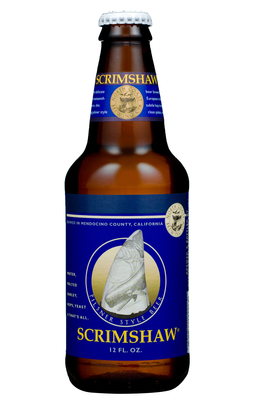 North Coast Brewing Co Scrimshaw Pilsner Style Beer 北岸釀造廠 貝貂 皮爾森啤酒