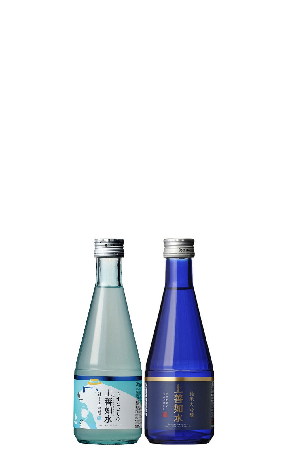 Shirataki Sake Brewery 上善如水 うすにごりの純米大吟醸 上善如水 純米大吟醸 白瀧酒造 上善如水 白熊 純米大吟釀 上善如水 純米大吟釀 禮盒