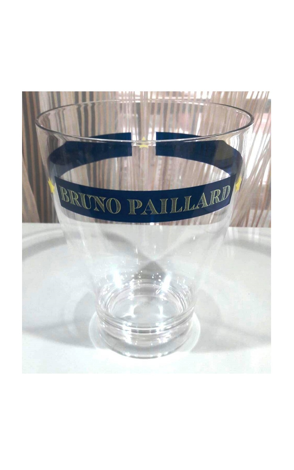 Champagne Bruno Paillard 原廠贈品 B P精巧型透明香檳冰桶 Champagne Bruno Paillard 原廠贈品 B P精巧型透明香檳冰桶
